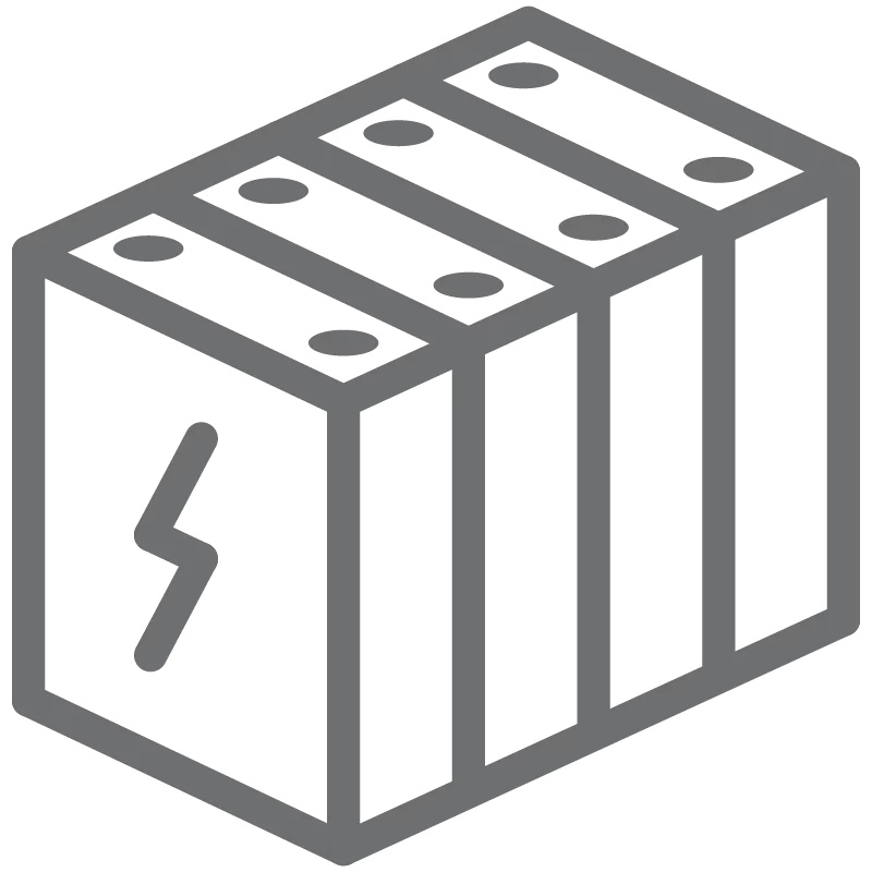 Electric Vehicle Lithium-Ion Battery Module Icon