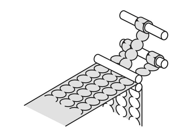 Abrasive Material Output Handling Disc Rolls